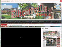 Tablet Screenshot of ellicottvilletimes.com